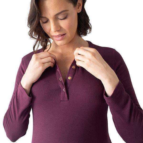 Kindred Bravely Bamboo Classic Nursing Sleep Shirt - Maternity Intimates –  Bellies In Bloom