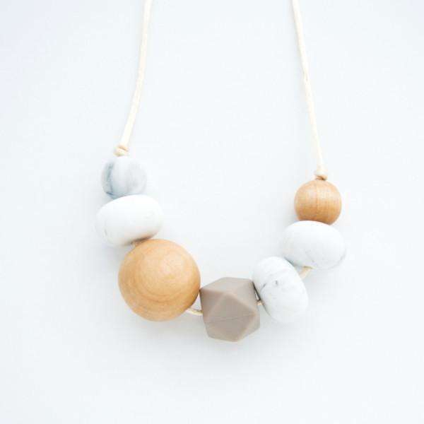 Loulou Lollipop Silicone and Wood Teething Necklaces