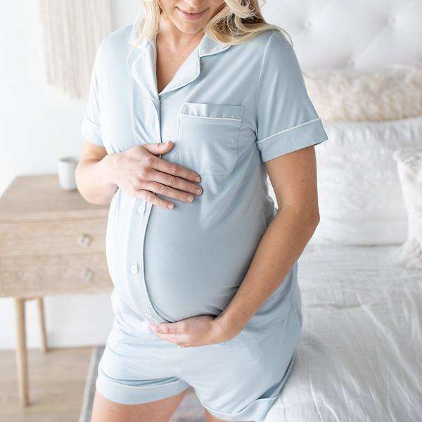 Kindred Bravely Tulip Hem Short Sleeve Maternity & Nursing Pajama