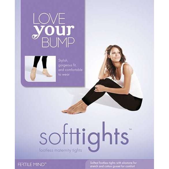Fertile Mind Soft Tights Maternity Opaque Footless Tights – Bellies In Bloom