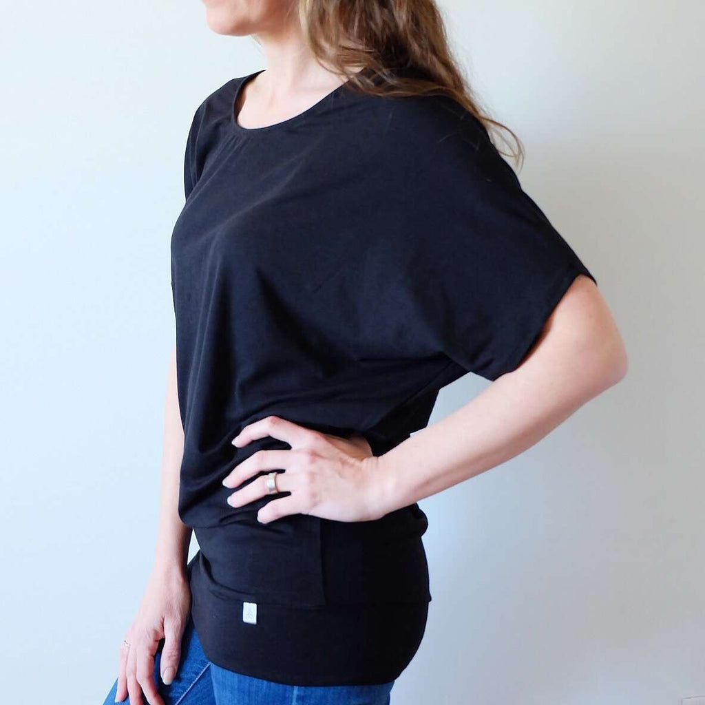 Au Fait Mama Nursing S/S Batwing Top
