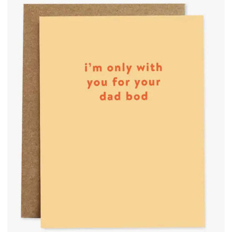 Rhubarb Paper Co Dad Bod Card