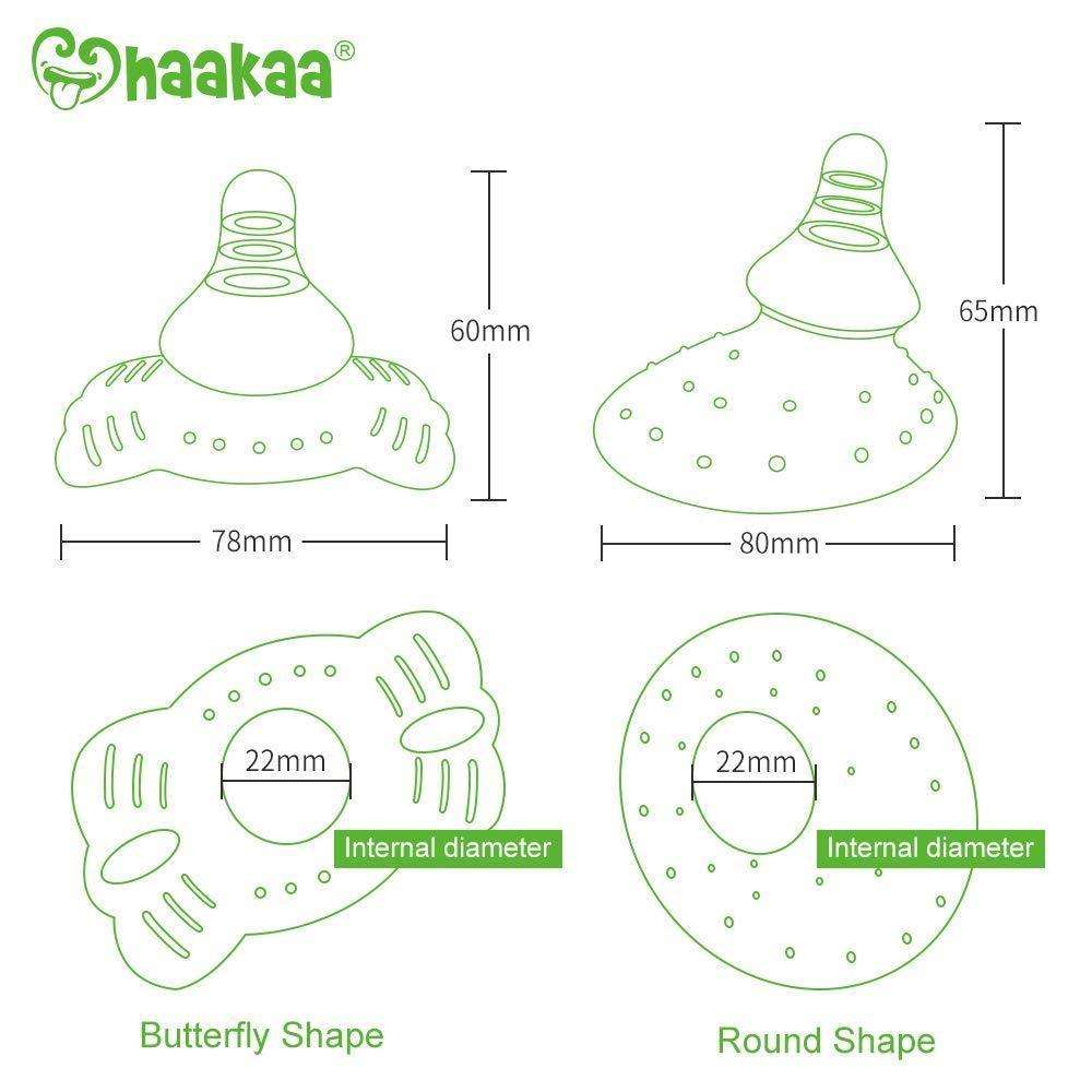 Haakaa Silicone Round Nipple Shields