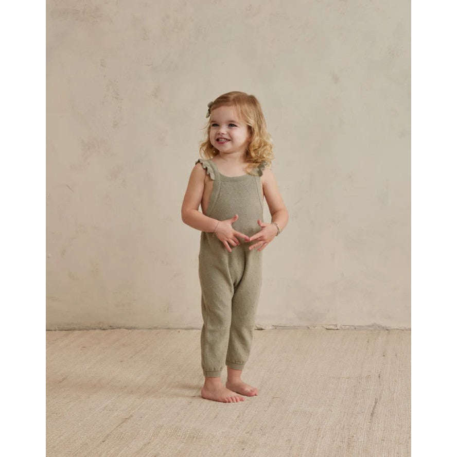 Quincy Mae Pointelle Knit Overalls