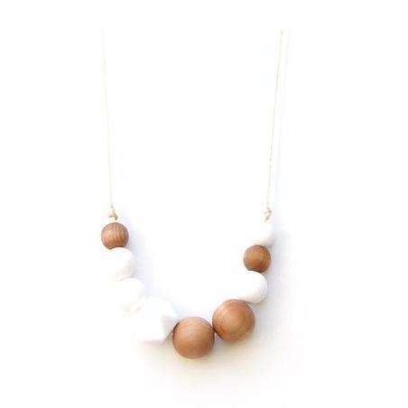 Loulou Lollipop Silicone and Wood Teething Necklaces